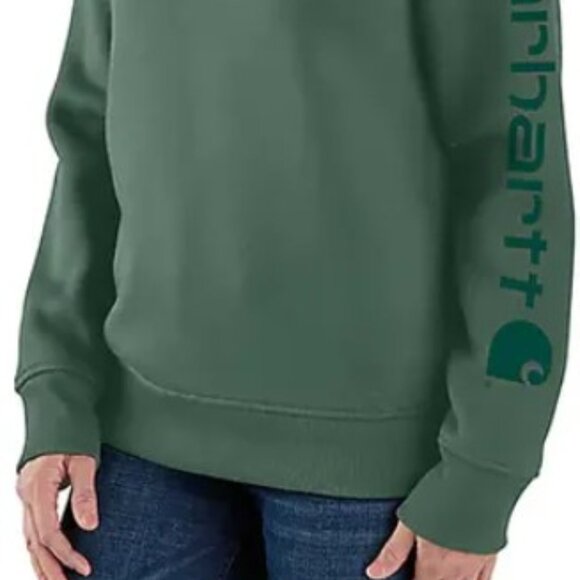 Carhartt Women's Relaxed Fit Midweight Graphic Crewneck Sweatshirt - Picture 2 of 2